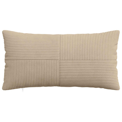 Kussensloop 2 pcs ALMELO Taupe 40 x 80 cm corduroy