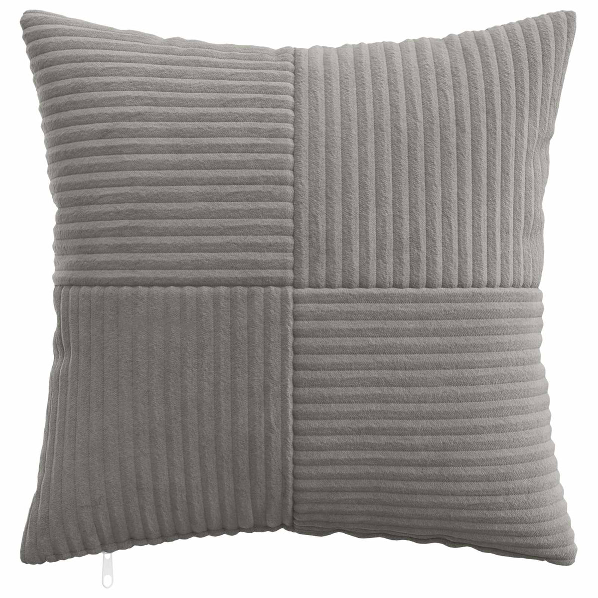 Kussensloop 12 pcs ALMELO Lichtgrijs 45 x 45 cm corduroy