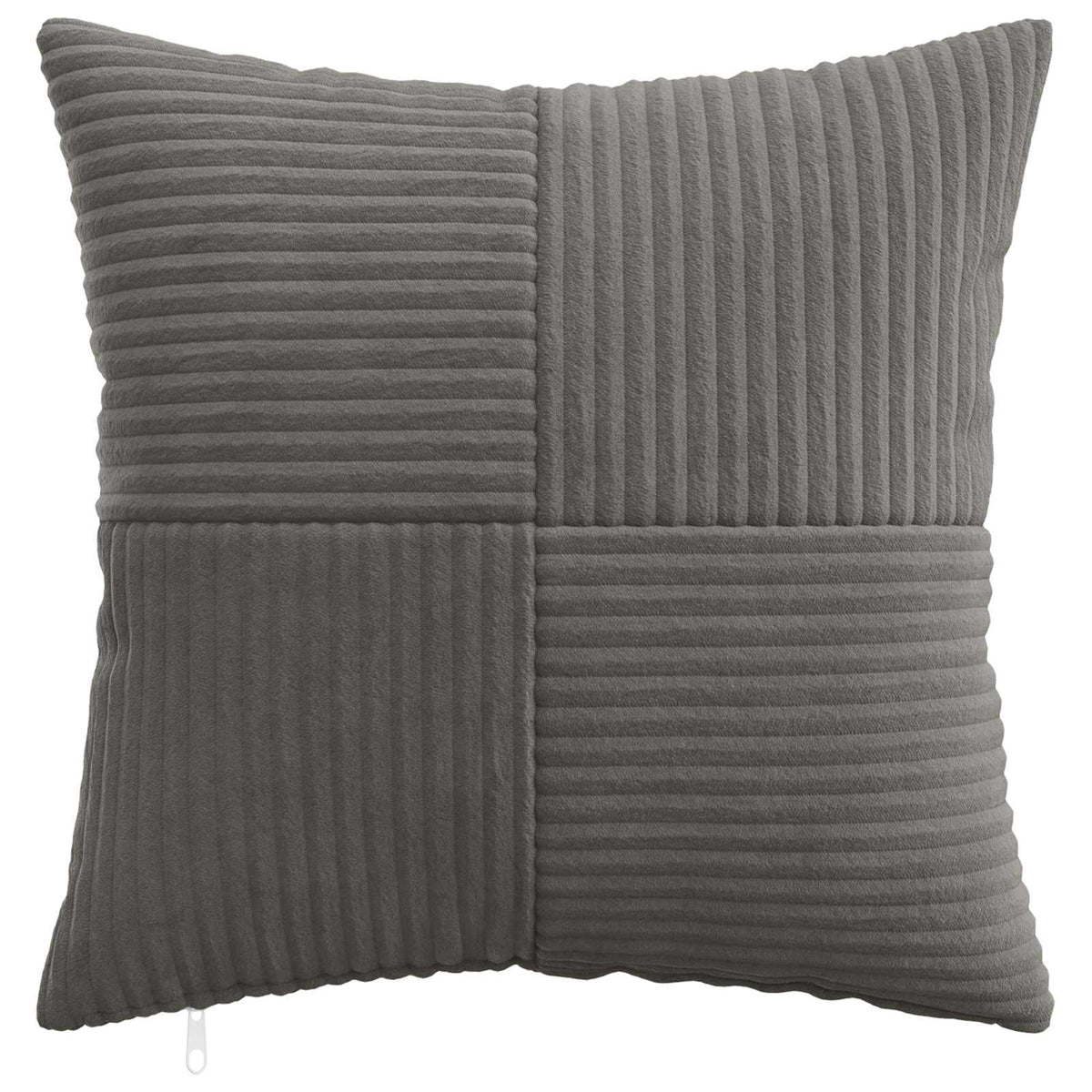 Kussensloop 6 pcs ALMELO Donkergrijs 45 x 45 cm corduroy