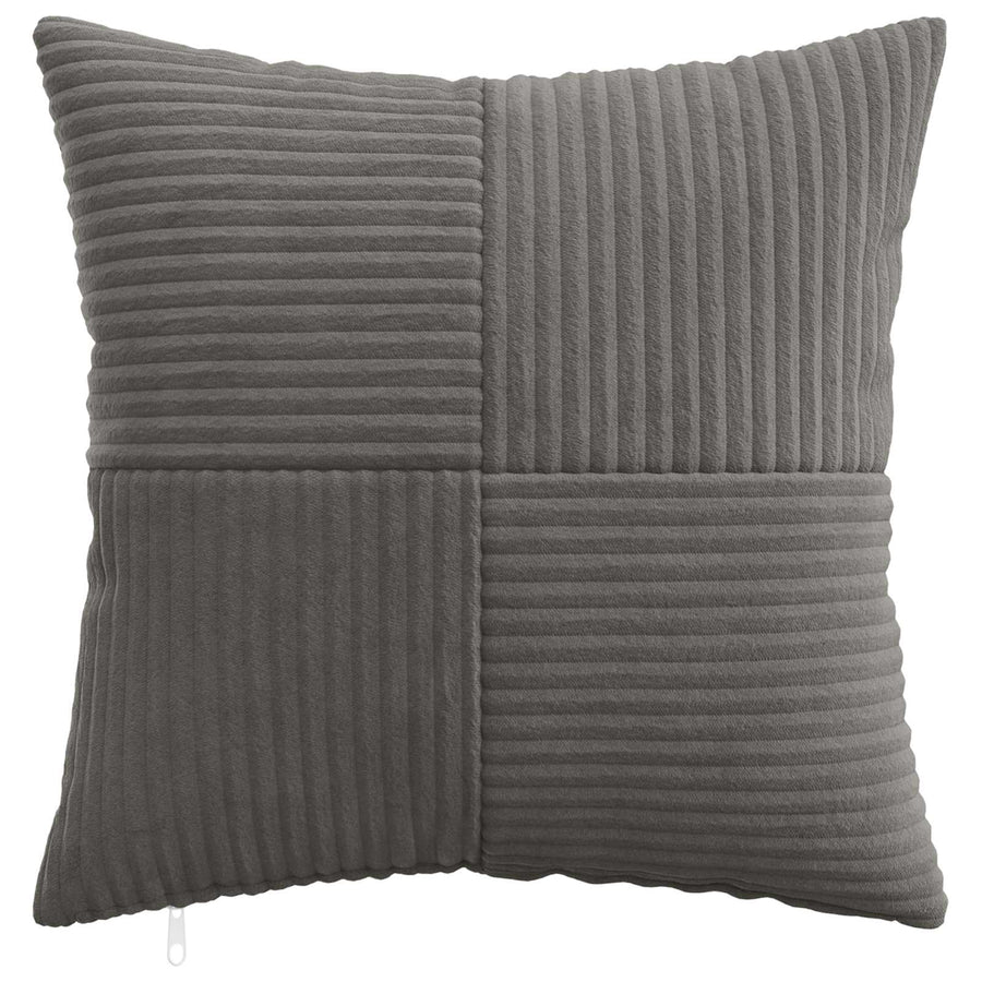 Kussensloop 12 pcs ALMELO Donkergrijs 45 x 45 cm corduroy
