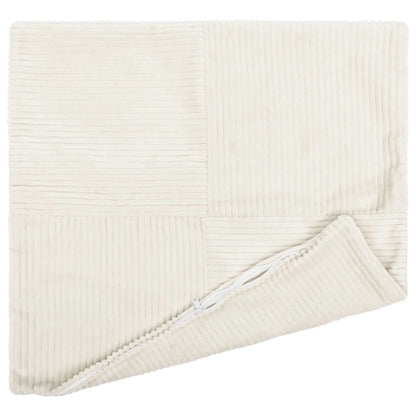 Kussensloop 6 pcs ALMELO Crèmekleurig 45 x 45 cm corduroy