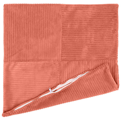 Kussensloop 6 pcs ALMELO Rood-oranje 45 x 45 cm corduroy