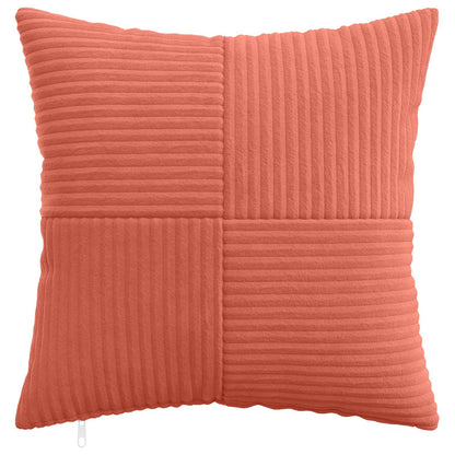 Kussensloop 6 pcs ALMELO Rood-oranje 45 x 45 cm corduroy