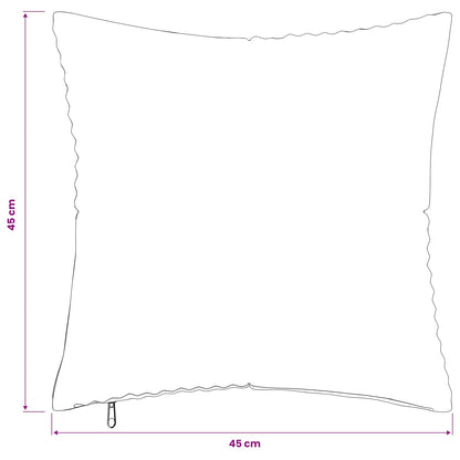 Kussensloop 6 pcs ALMELO Rood-oranje 45 x 45 cm corduroy