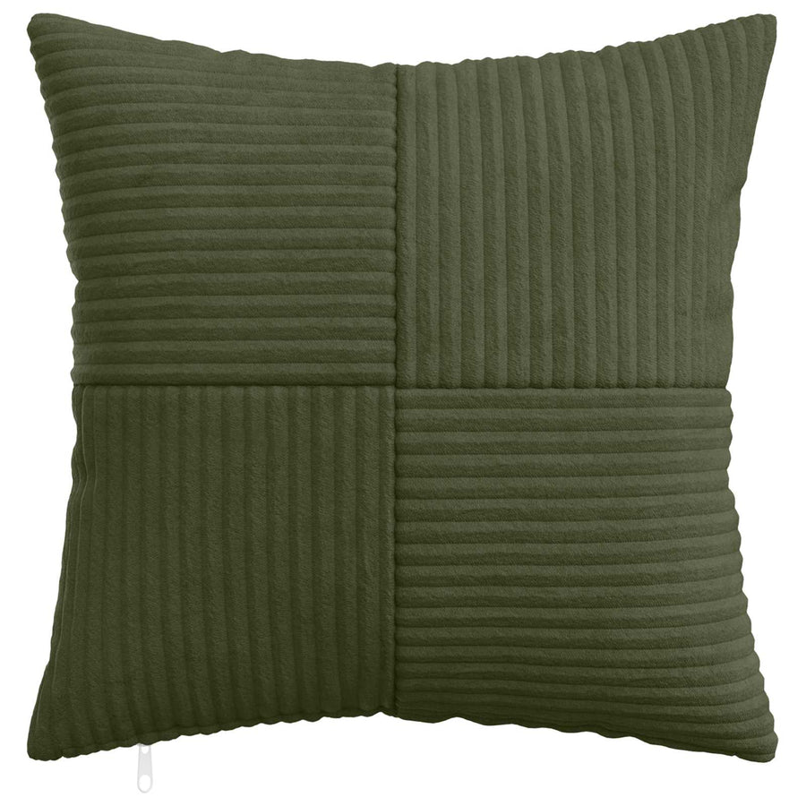 Kussensloop 12 pcs ALMELO Groen 45 x 45 cm corduroy