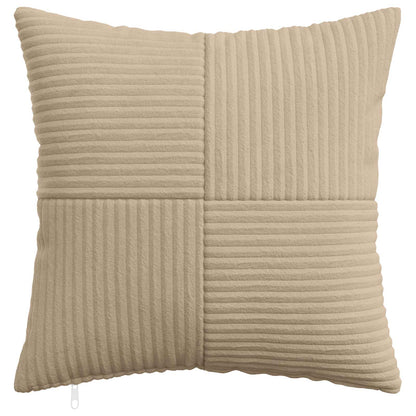 Kussensloop 6 pcs ALMELO Taupe 45 x 45 cm corduroy
