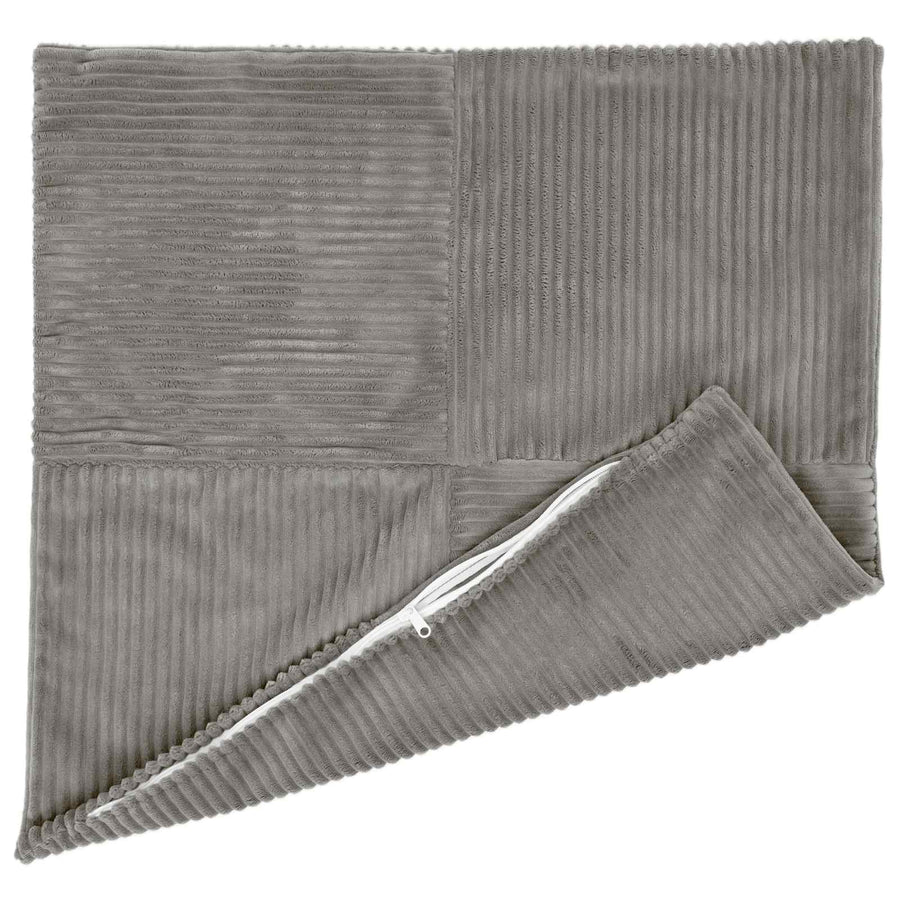 Kussensloop 12 pcs ALMELO Lichtgrijs 50 x 50 cm corduroy