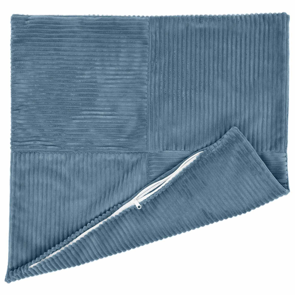 Kussensloop 12 pcs ALMELO Blauw 50 x 50 cm corduroy