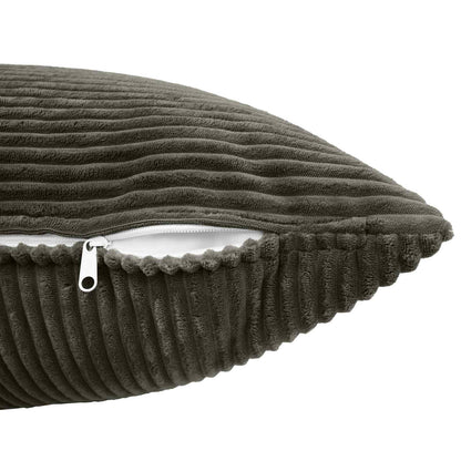 Kussensloop 2 pcs ALMELO Antracietkleurig 50 x 50 cm corduroy