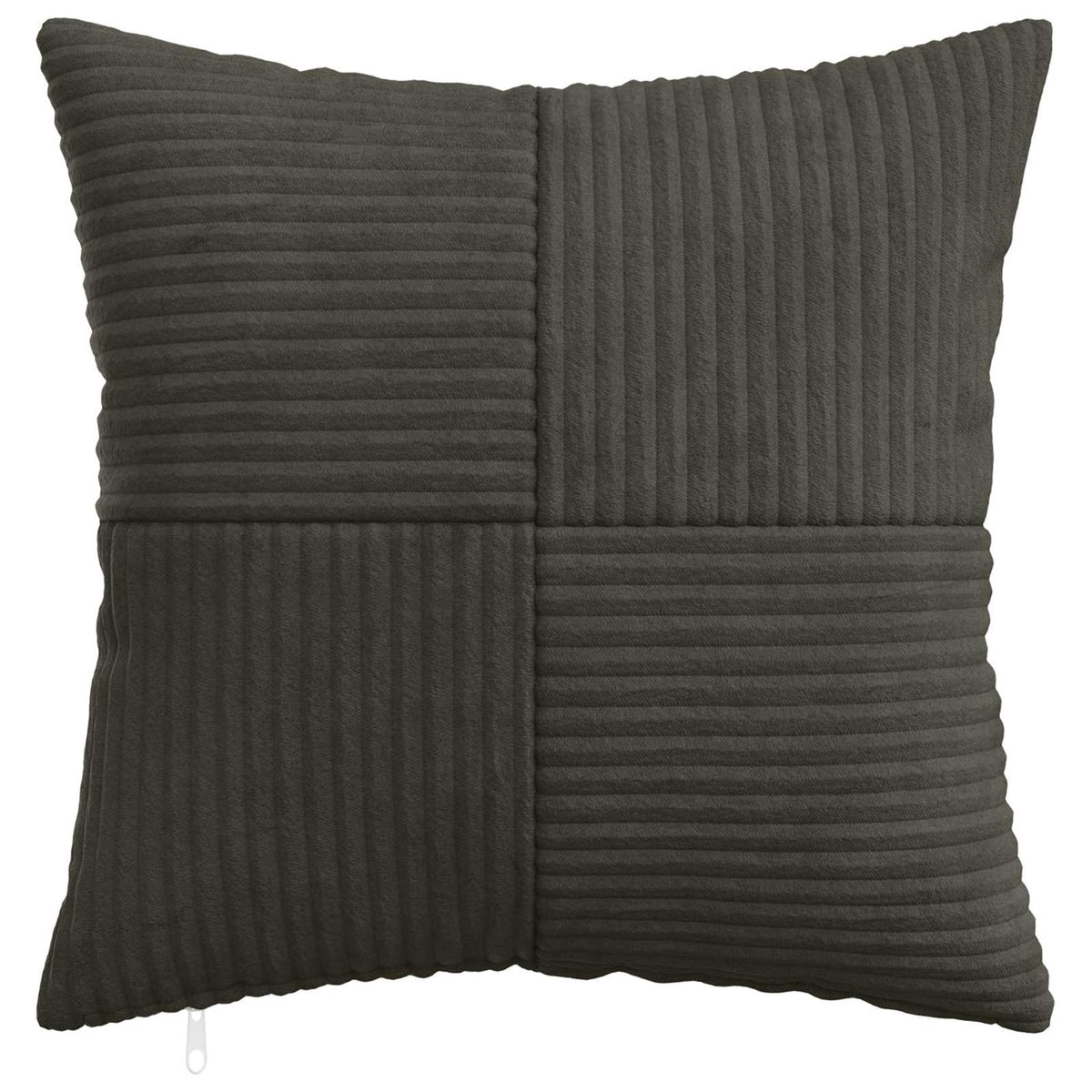 Kussensloop 2 pcs ALMELO Antracietkleurig 50 x 50 cm corduroy