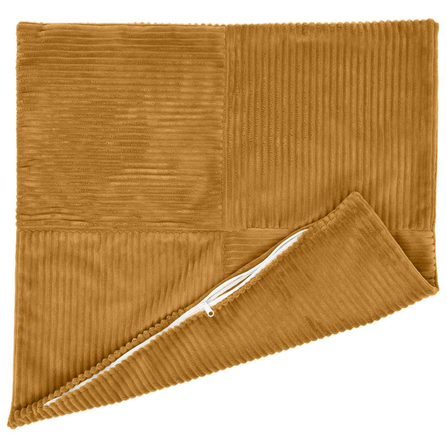 Kussensloop 2 pcs ALMELO Geel 50 x 50 cm corduroy