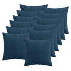 Kussensloop 50x50 cm marineblauw corduroy 12 stuks