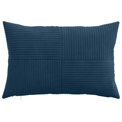 Kussensloop 6 pcs ALMELO Marineblauw 50 x 70 cm corduroy