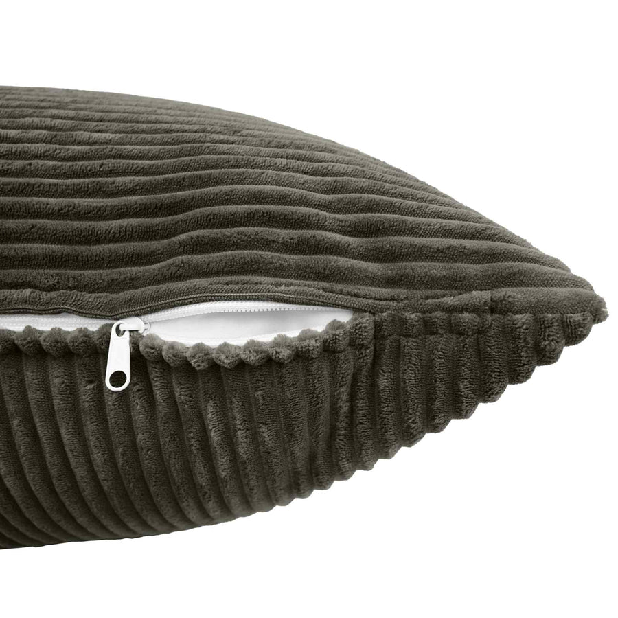 Kussensloop 2 pcs ALMELO Antracietkleurig 50 x 75 cm corduroy