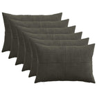 Kussensloop 50x75 cm corduroy antraciet (6 stuks)
