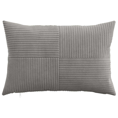Kussensloop 6 pcs ALMELO Lichtgrijs 50 x 80 cm corduroy