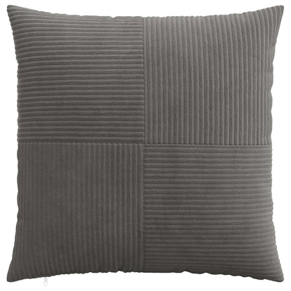 Kussensloop 6 pcs ALMELO Donkergrijs 55 x 55 cm corduroy
