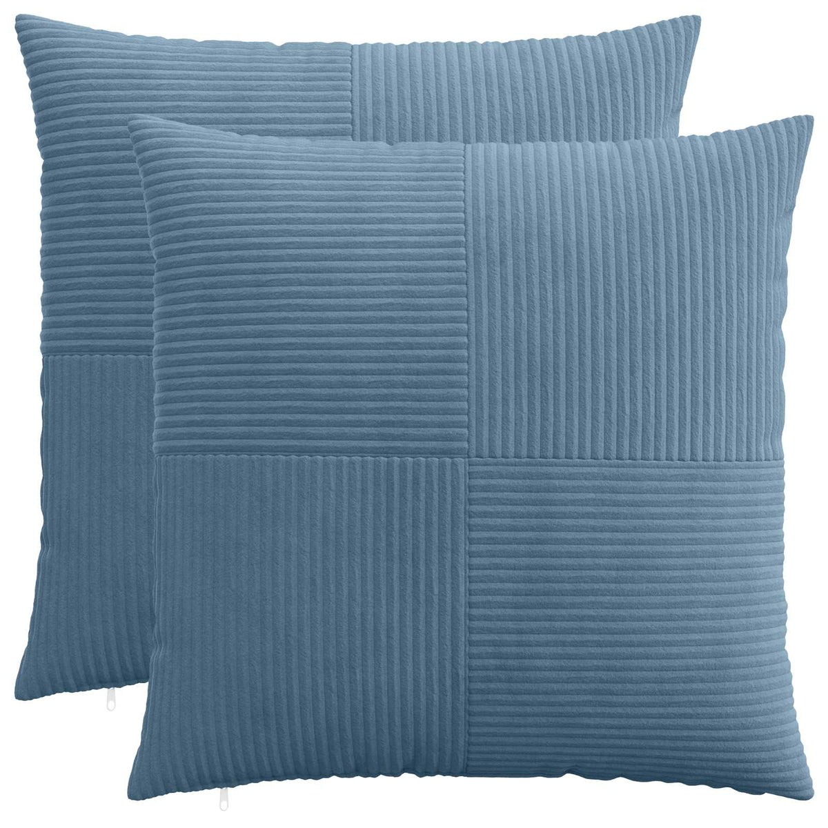Kussensloop 2 pcs ALMELO Blauw 55 x 55 cm corduroy