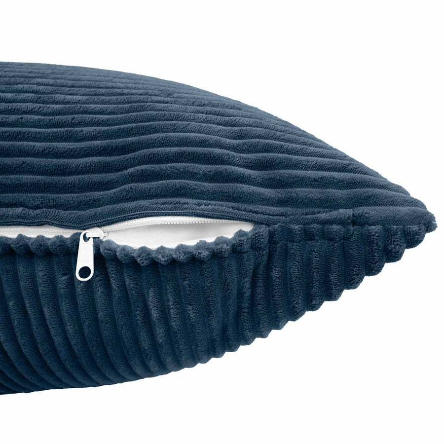 Kussensloop 6 pcs ALMELO Marineblauw 55 x 55 cm corduroy
