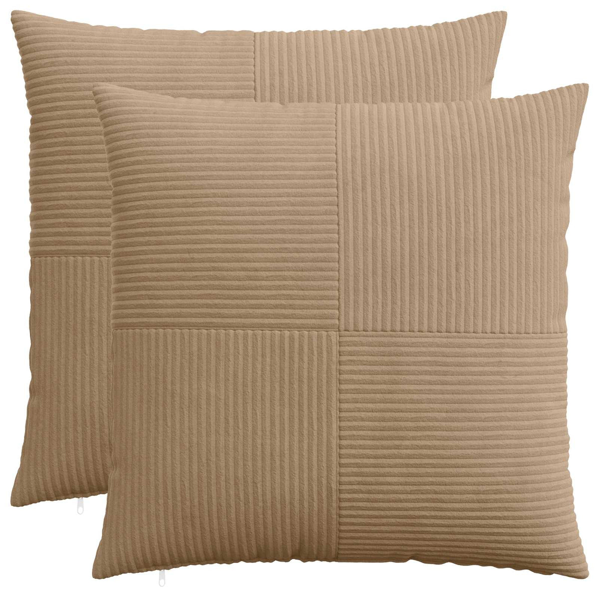 Kussensloop 2 pcs ALMELO Bruin 55 x 55 cm corduroy