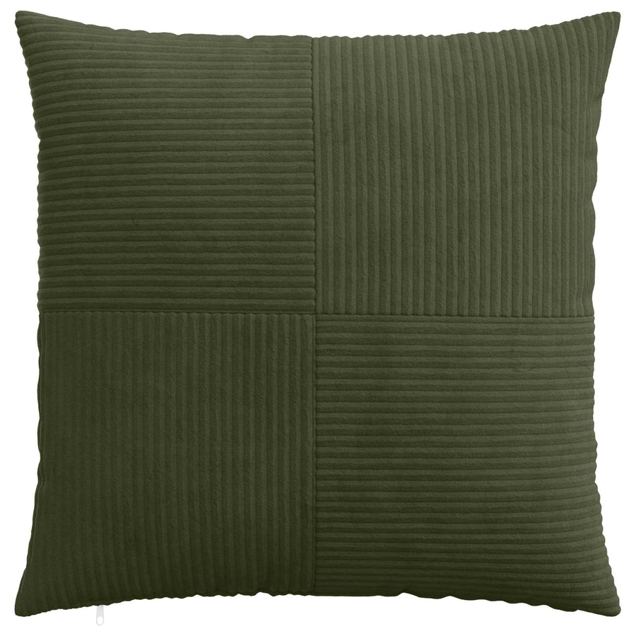 Kussensloop 2 pcs ALMELO Groen 55 x 55 cm corduroy