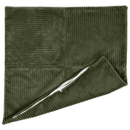 Kussensloop 6 pcs ALMELO Groen 55 x 55 cm corduroy