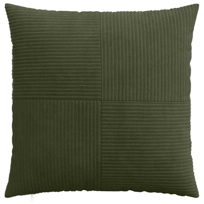 Kussensloop 6 pcs ALMELO Groen 55 x 55 cm corduroy