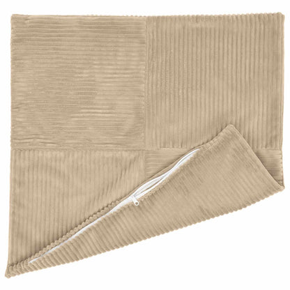 Kussensloop 2 pcs ALMELO Taupe 55 x 55 cm corduroy