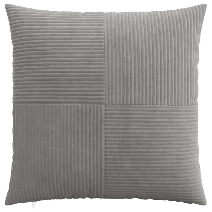 Kussensloop 2 pcs ALMELO Lichtgrijs 70 x 70 cm corduroy