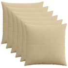Kussensloop 6 pcs ALMELO Grijs groen 70 x 70 cm corduroy