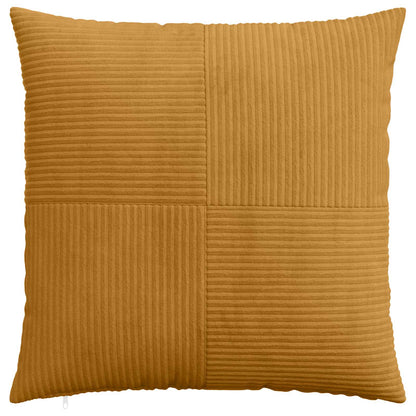 Kussensloop 6 pcs ALMELO Geel 70 x 70 cm corduroy