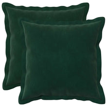 Kussensloop 2 pcs HOUTEN Donkergroen 30 x 30 cm Fluweel