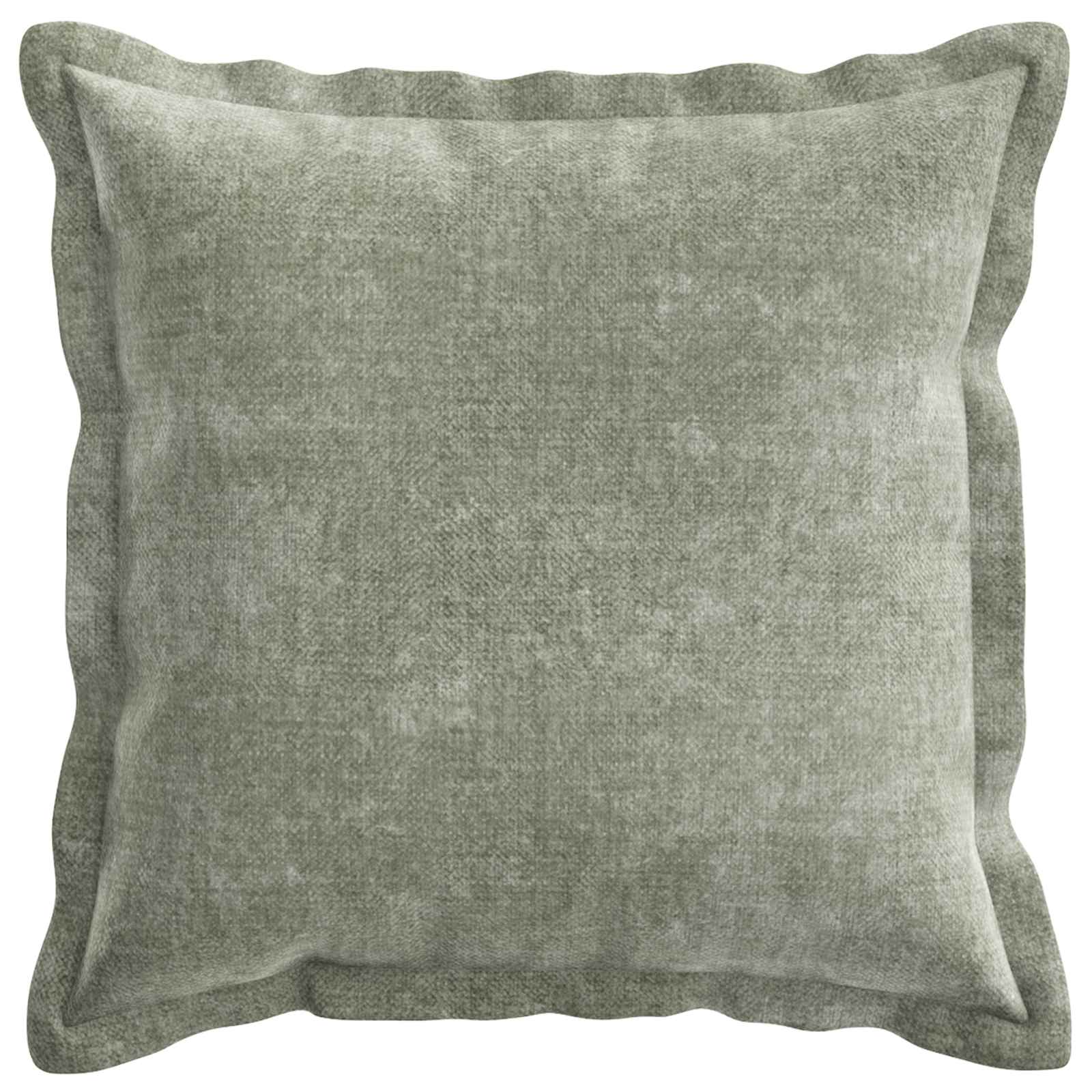 Kussensloop 6 st HOUTEN Groen 30 x 30 cm Chenille Stof