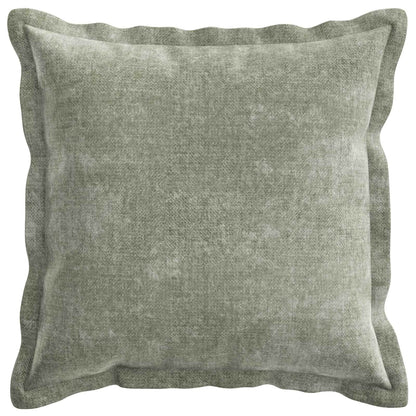 Kussensloop 6 st HOUTEN Groen 30 x 30 cm Chenille Stof