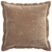 Kussensloop 2 st HOUTEN Bruin 30 x 30 cm Chenille Stof