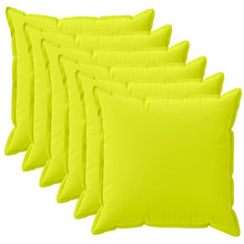 Kussensloop 6 st HOUTEN Helder groen 30 x 30 cm Polyester