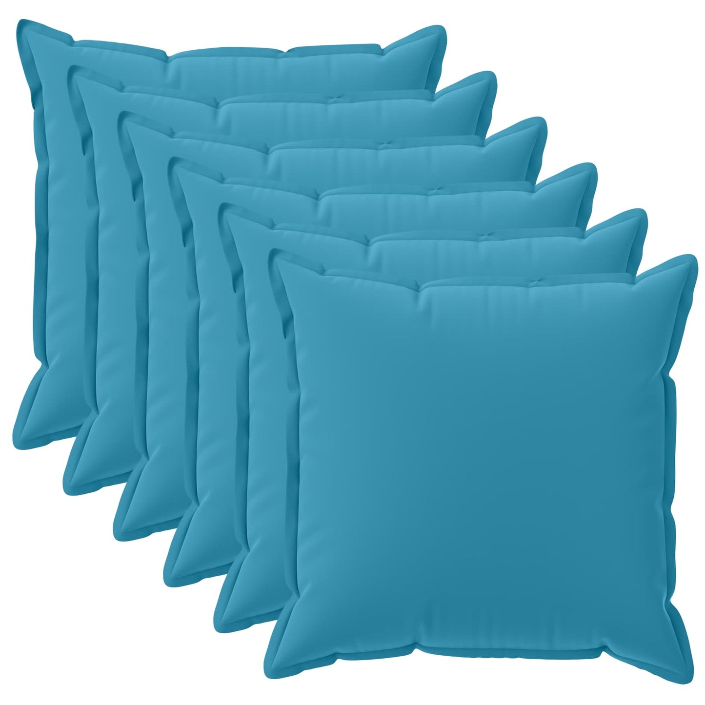 Kussensloop 6 st HOUTEN Lichtblauw 30 x 30 cm Polyester