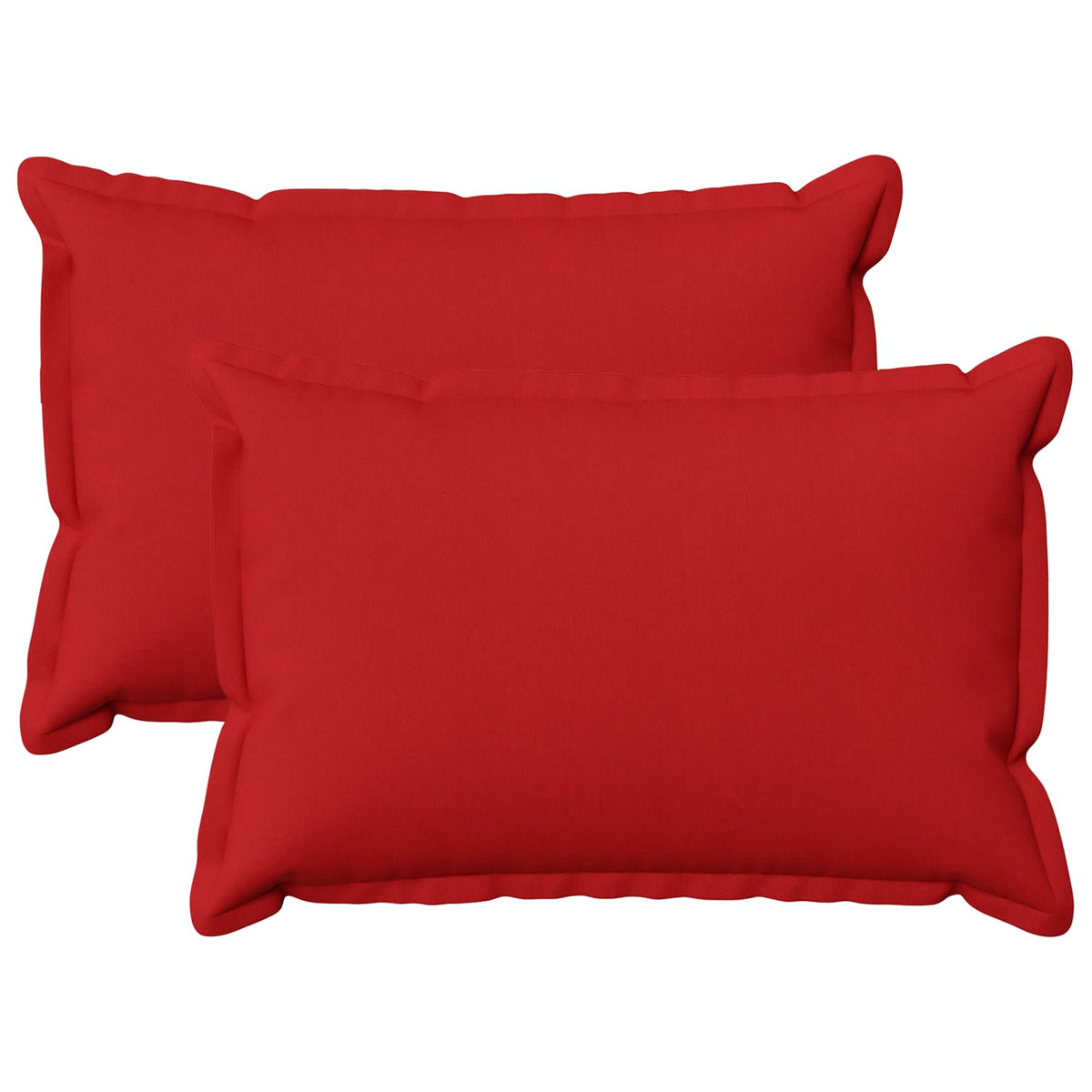 Kussensloop 2 pcs HOUTEN Rood 30 x 50 cm Faux Linnen