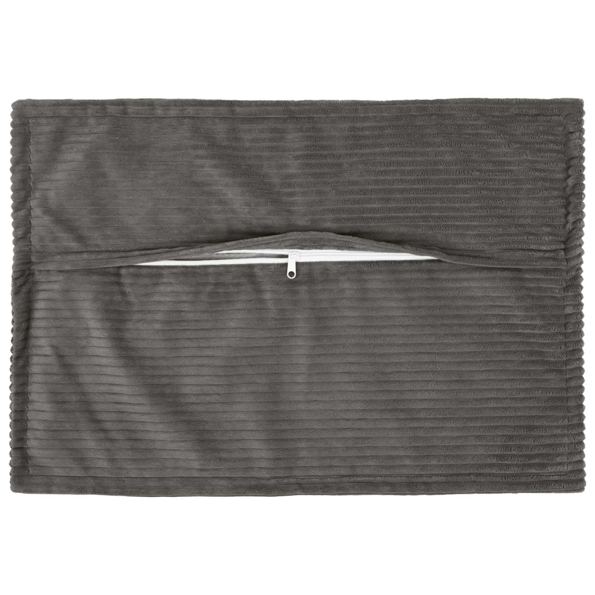 Kussensloop 6 st HOUTEN Donkergrijs 30 x 50 cm corduroy