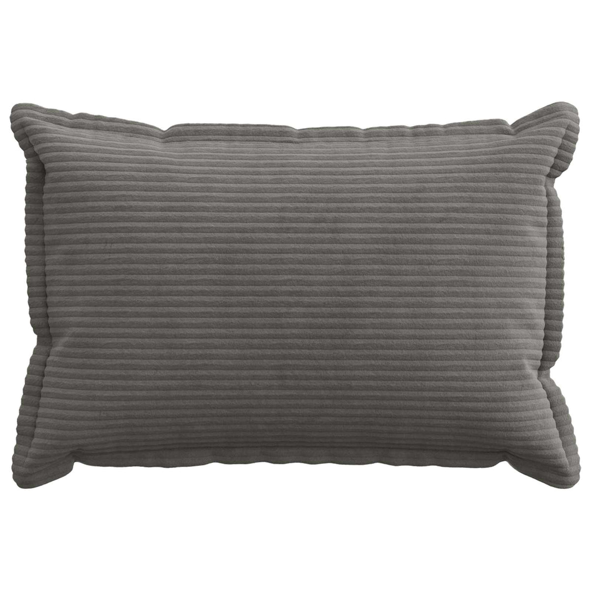 Kussensloop 6 st HOUTEN Donkergrijs 30 x 50 cm corduroy