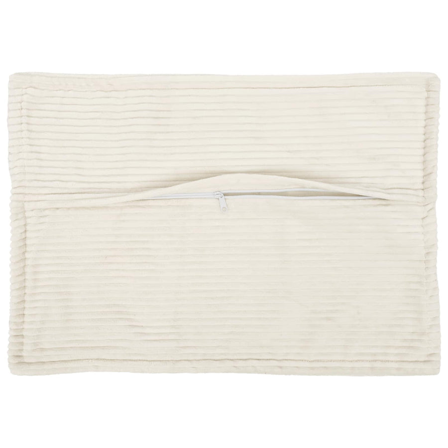 Kussensloop 2 st HOUTEN Crèmekleurig 30 x 50 cm corduroy