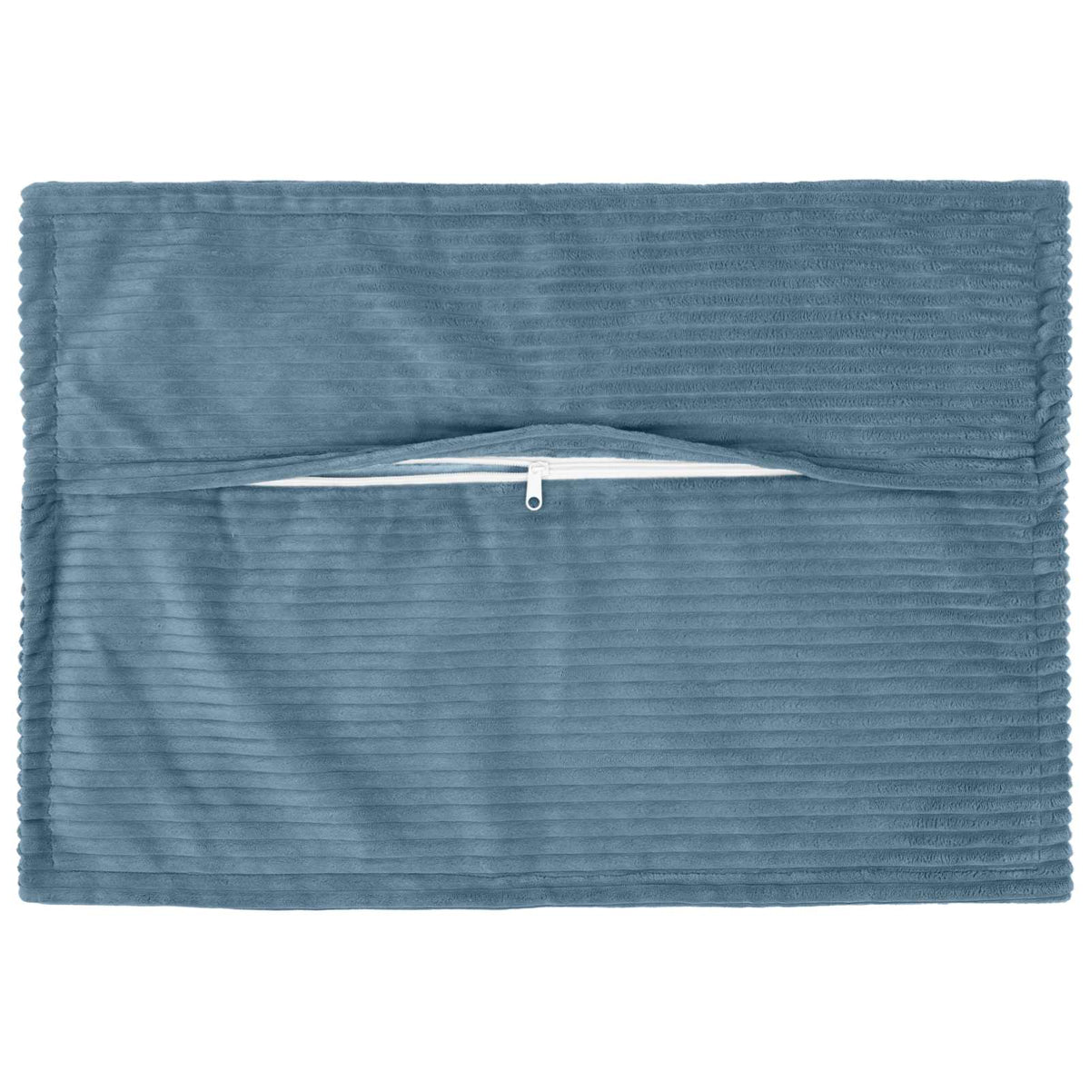 Kussensloop 6 st HOUTEN Blauw 30 x 50 cm corduroy