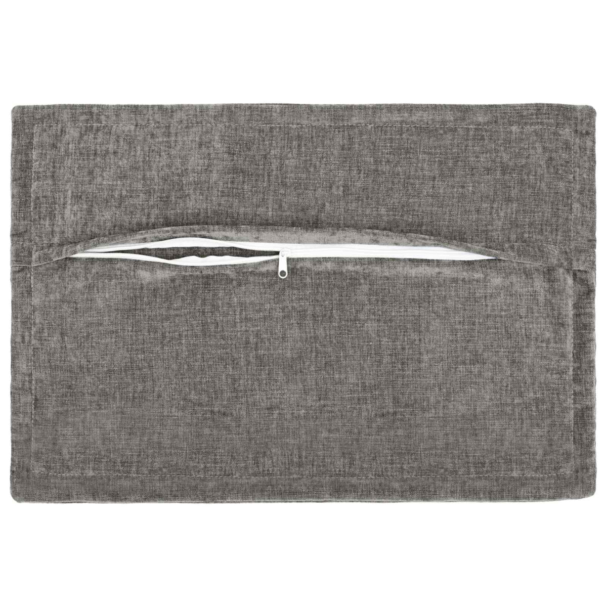 Kussensloop 6 st HOUTEN Donkergrijs 30 x 50 cm Chenille Stof