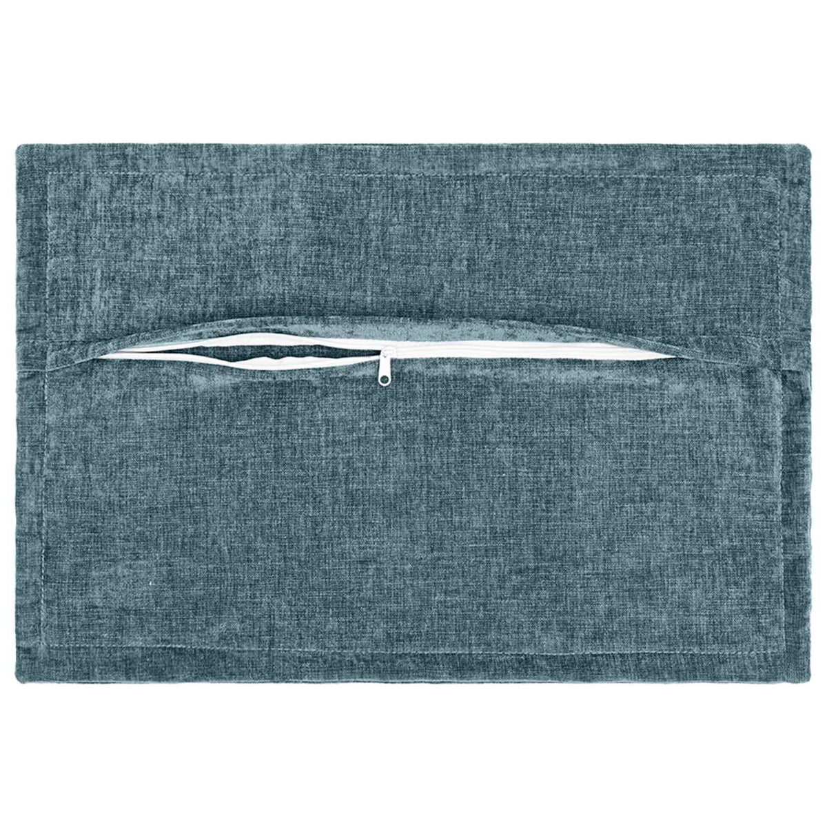 Kussensloop 6 st HOUTEN Blauw 30 x 50 cm Chenille Stof