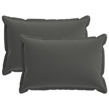 Kussensloop 2 st HOUTEN Antraciet 30 x 50 cm Polyester