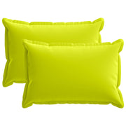 Kussensloop 30x50 cm set van 2 polyester helder groen