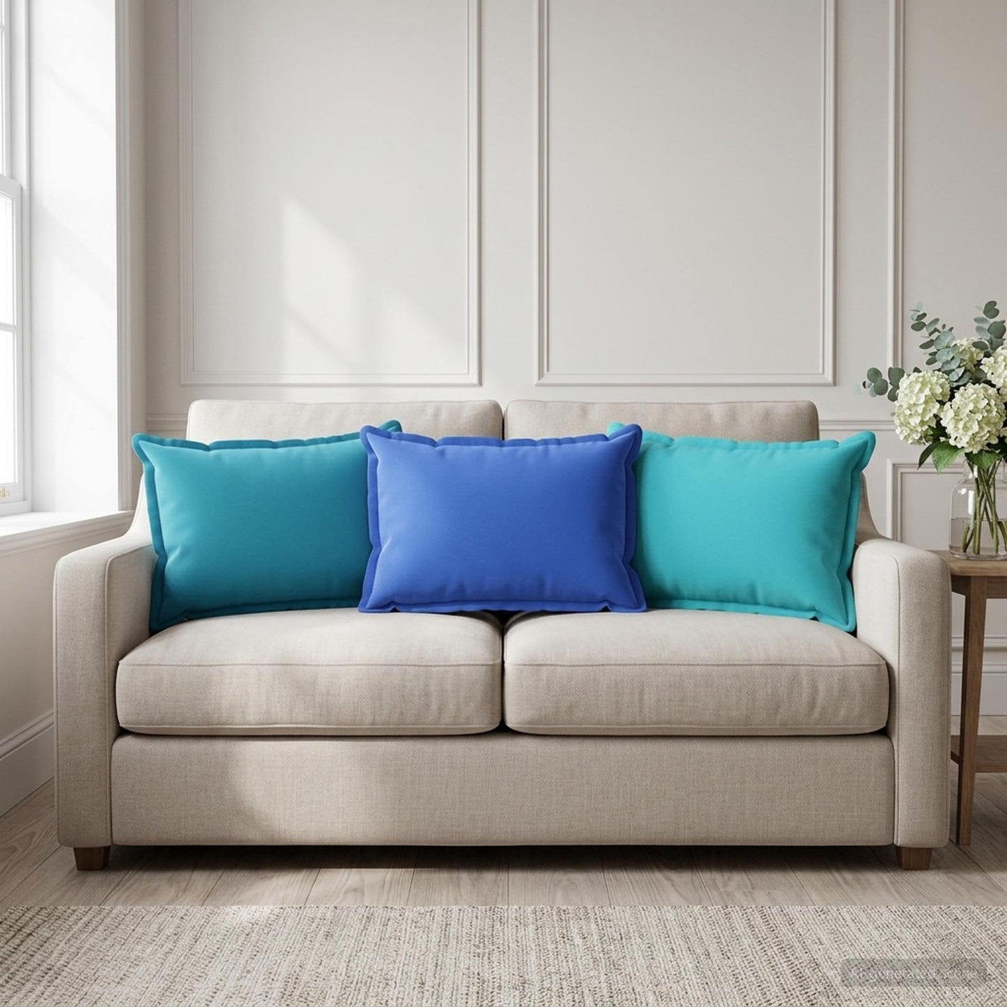 Kussensloop 6 st HOUTEN Koninklijk Blauw 40 x 60 cm Polyester