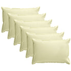 Kussensloop 6 st HOUTEN Crèmekleurig 30 x 50 cm Polyester