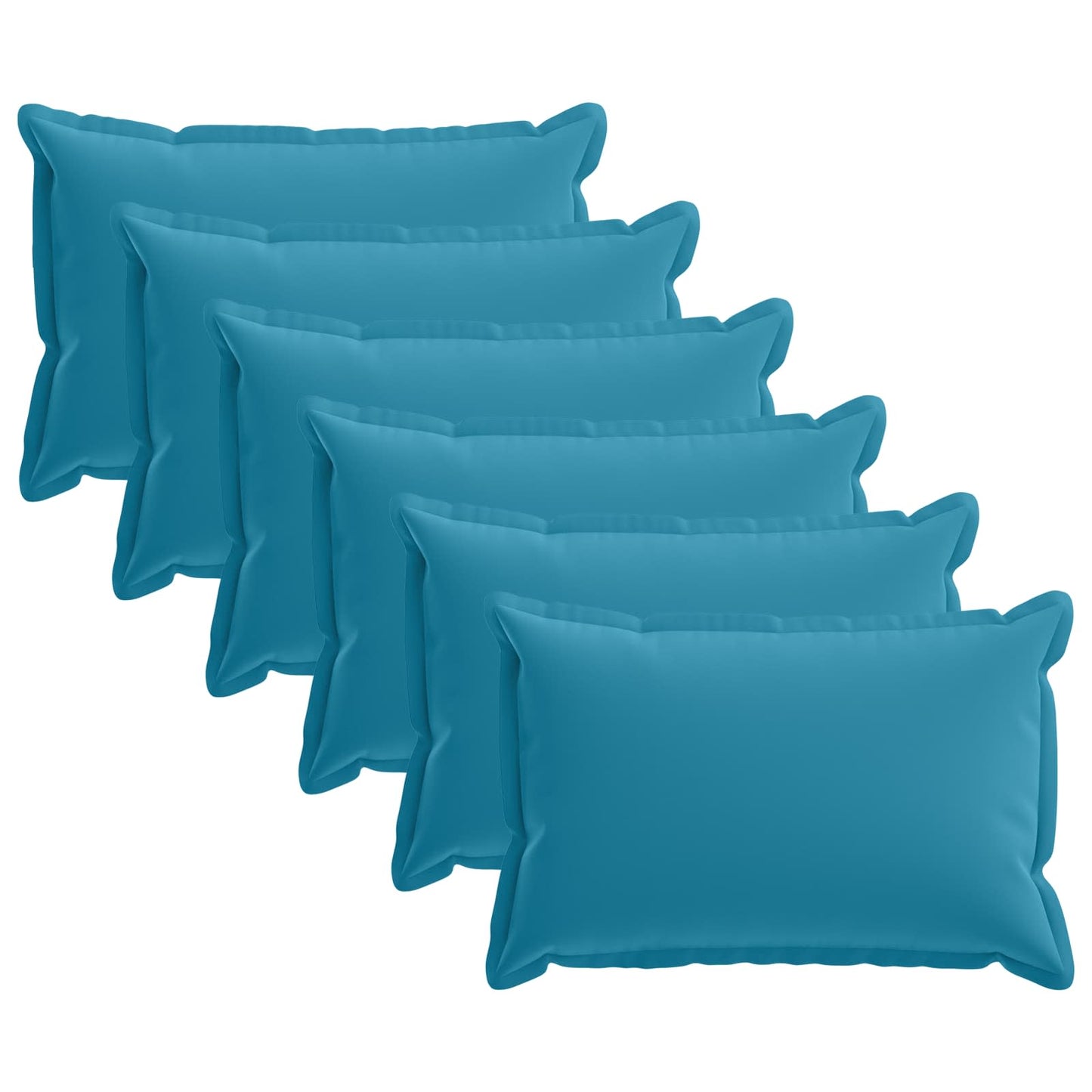Kussensloop 6 st HOUTEN Lichtblauw 30 x 50 cm Polyester