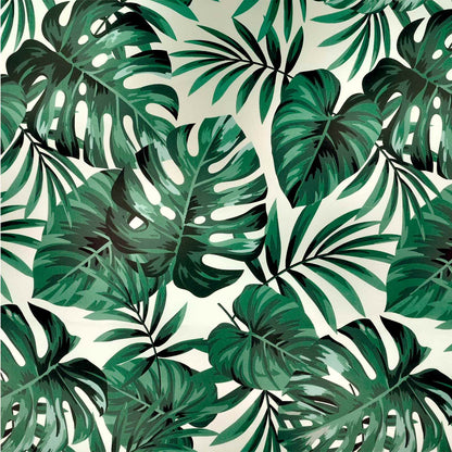 Kussensloop 2 st HOUTEN Bladpatroon 30 x 50 cm Polyester